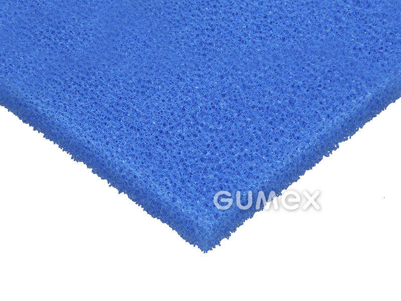 Wasserfilter PPI 20, Dicke 6mm, 2000x1000mm, Dichte 25kg/m3, PU, ​​blau, 